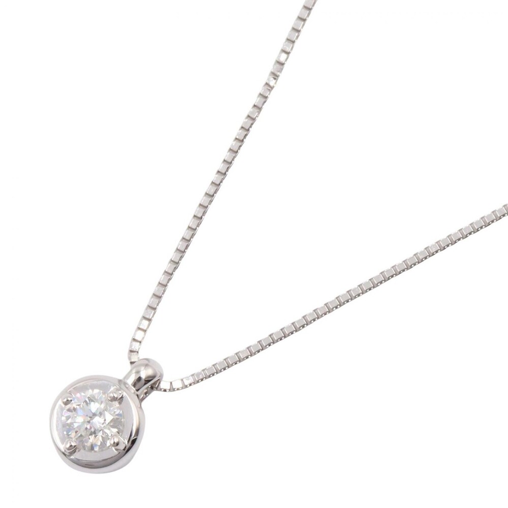 Tasaki Diamond Necklace Pendant 18Kwg #335888T89B